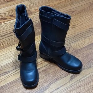 Harley Davidson Women's 7 1/2 Black leather Boots